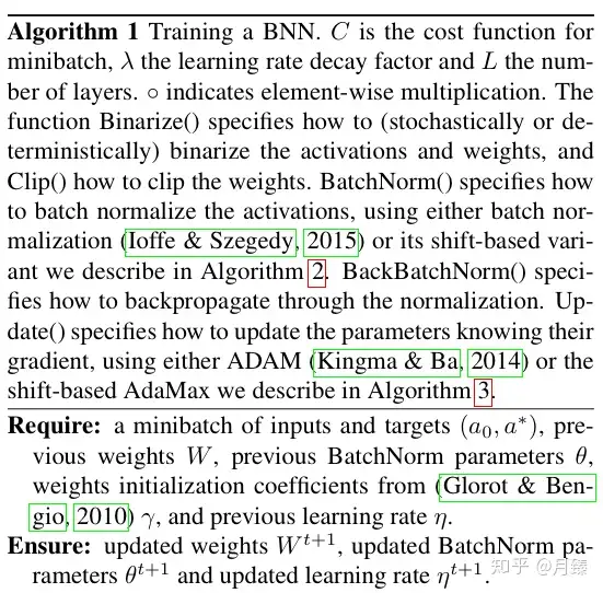 二值化神经网络(Binarized Neural Networks, BNN)模型解读- 知乎