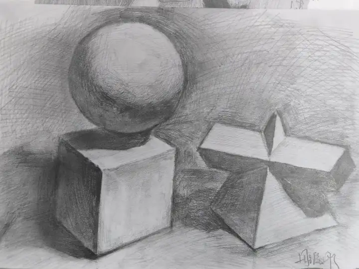 笔绘青春活力 共沐艺术阳光 | 塘栖校区优秀绘画作业展示(图13)
