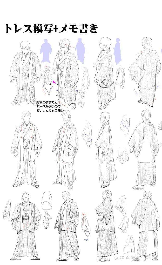 干货分享 超全面的图解cg人体体块结构动作画法教程 知乎