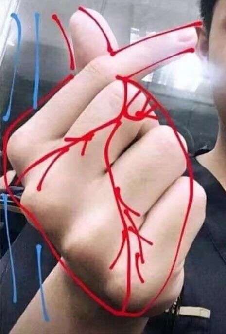 黄致列比心动作,我最开始看到是刘在石在running man中出现的动作