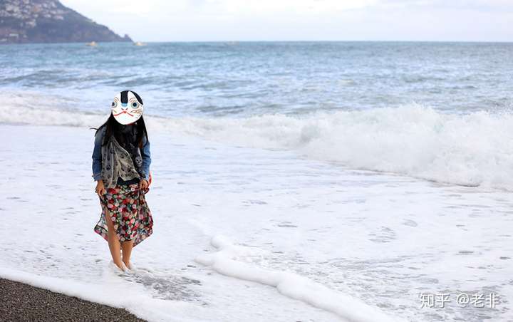 原创,拍摄于意大利波西塔诺的沙滩