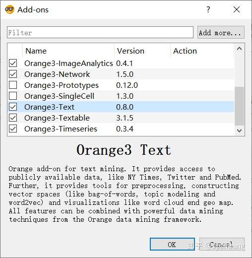 Orange3 三 用orange3处理文本数据 知乎