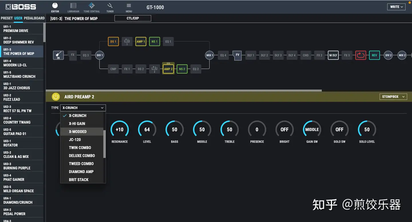 菜鸡视角-BOSS GT1000综合效果器使用体验分享- 知乎