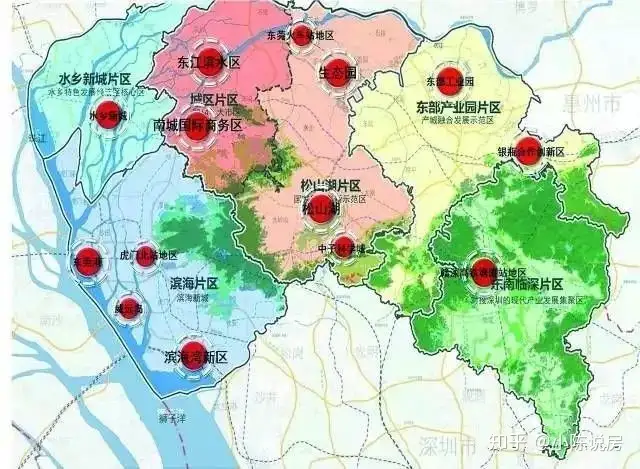 东莞正式对标深圳: 在深圳大空港北面规划了一个“滨海湾新区”!