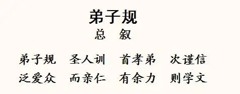 弟子规最全的全文翻译 价值连城 知乎