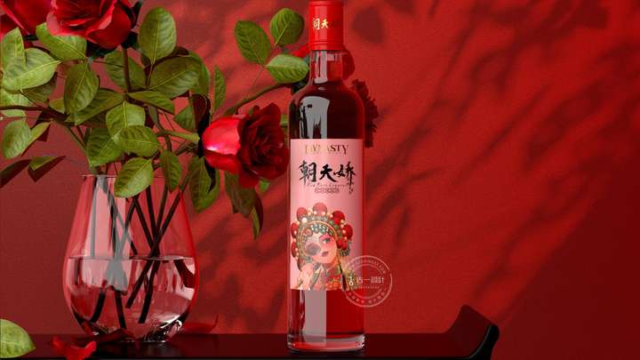 玫瑰露酒包装设计，深圳酒包装设计公司，古一设计