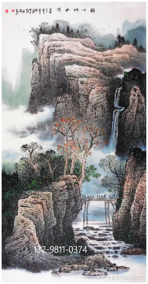 最新作 山水画 山水画 掛軸 早春風景 - sociales.uprrp.edu