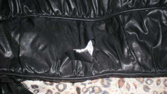 羽绒服破了一个洞能不能补好呢不小心把衣服划破了洞破跑绒了能不能