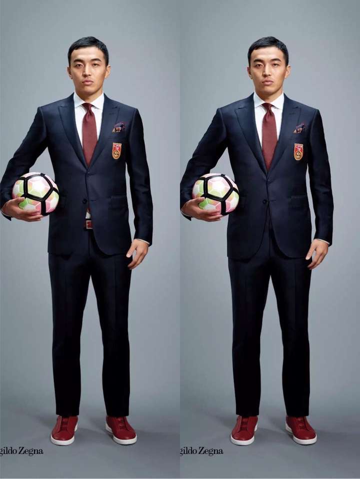 如何评价zegna为中国男足队定制的西服?