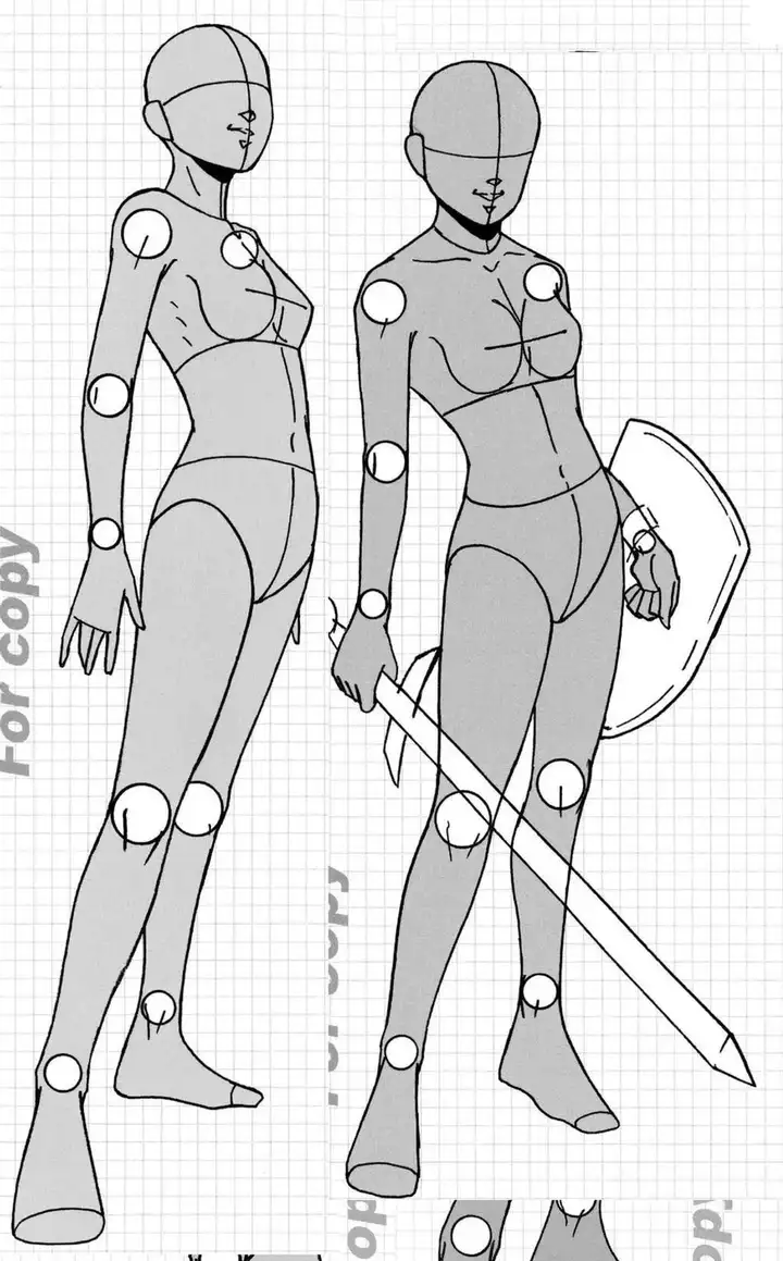 【福利】站姿模板素材参考!28张纯享版,建议码住!