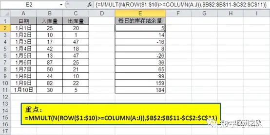 掌握了MMULT函数
