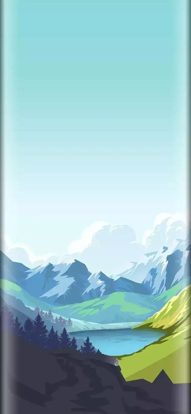 有哪些适合曲面屏的通透的壁纸