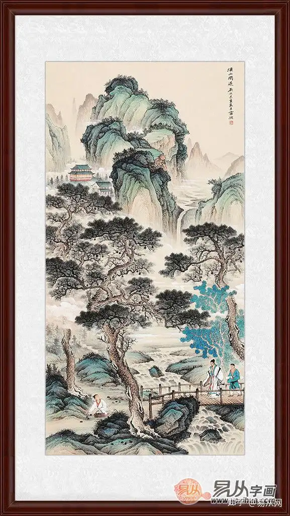 解读｜当代中美协画家王宁笔下国画——溪山问道- 知乎