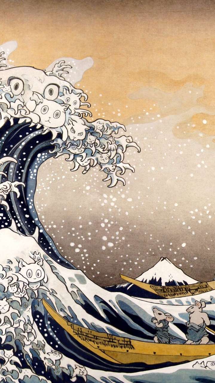 神奈川冲浪里有哪些有趣的恶搞作品
