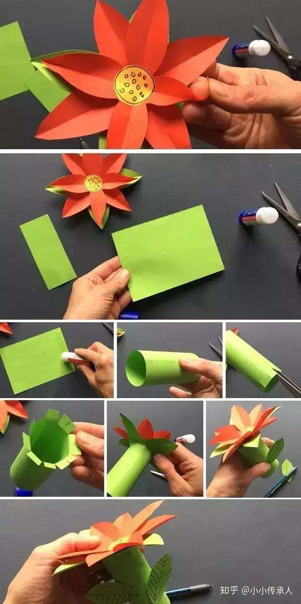 小小传承人 99 的老师跟妈妈不知道 卡纸还可以这样玩 知乎