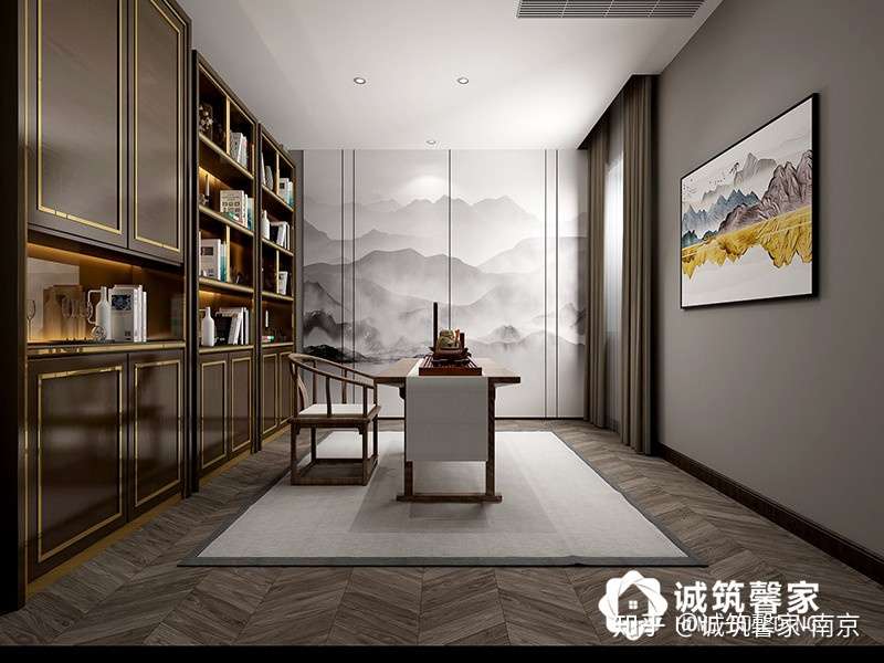 香鸢美墅新中式风格案例欣赏 知乎