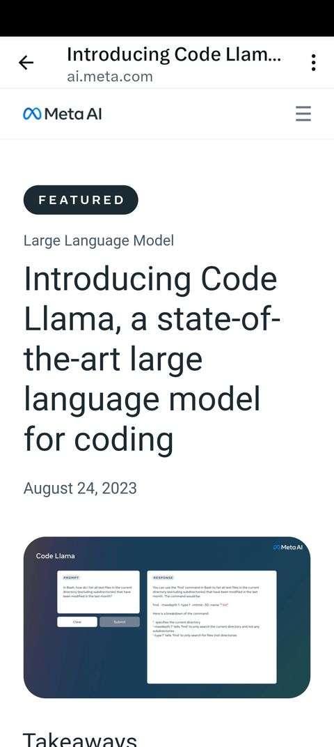 Edison Chen 的想法: code llama 发布了 - 知乎