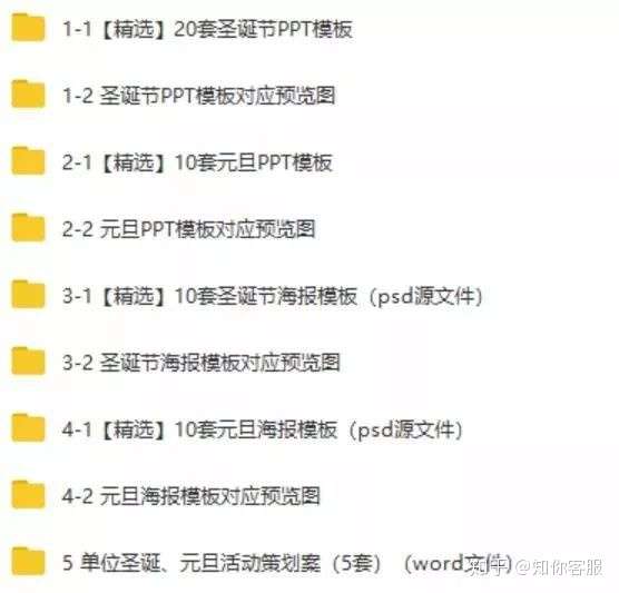 圣诞+元旦主题PPT、海报、活动方案（内含全套资源）