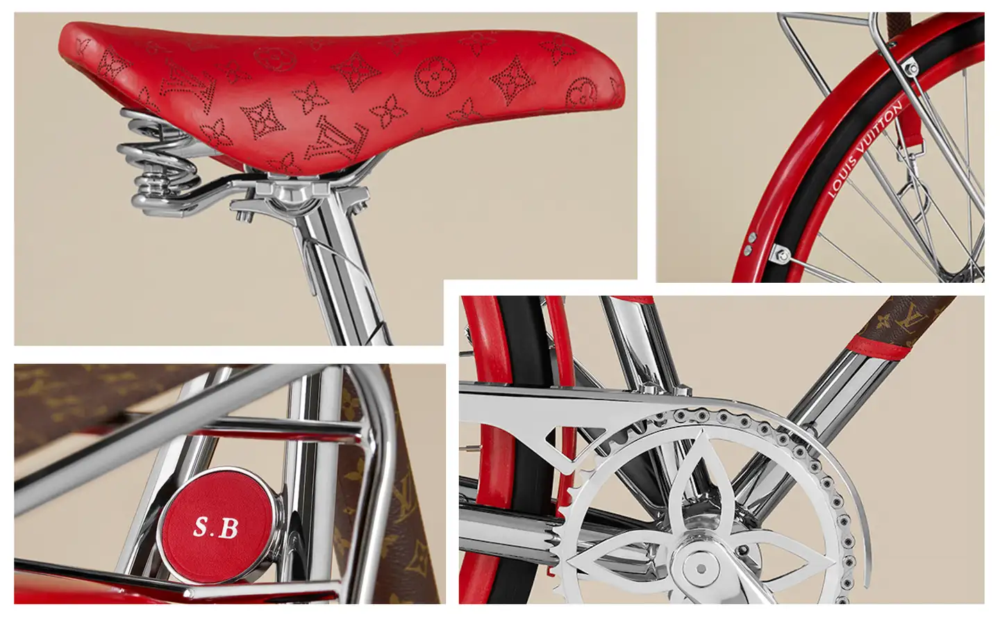 Louis Vuitton Enlists Maison TAMBOITE For a Monogram-Embossed Bike  Collection