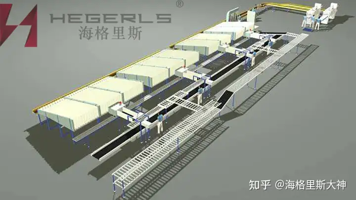 工厂定制款海格里斯辊道识别分拣机 快递物流多向分拣设备输送线