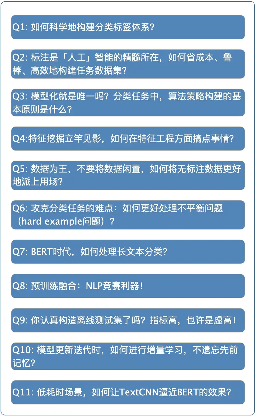 如何解决nlp分类任务的11个关键问题 类别不平衡 低耗时计算 小样本 鲁棒性 测试检验 长文本分类 知乎