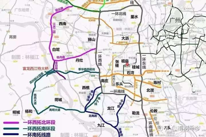 富龙西江特大桥动工高明到禅城仅17公里