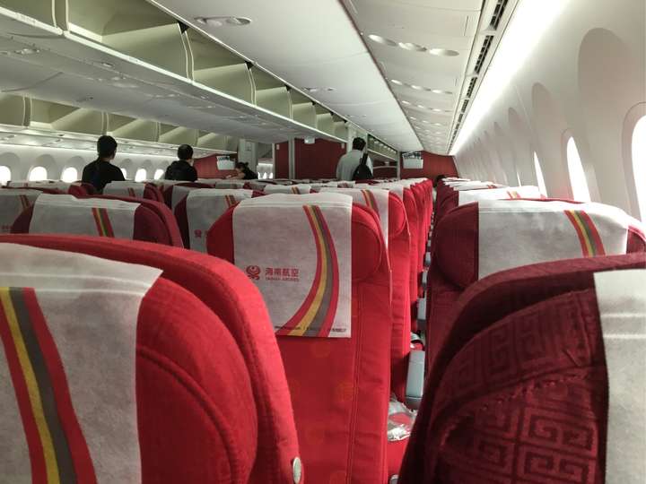 乘坐海南航空波音787飛直飛北美(波士頓)是一種怎樣的體驗?