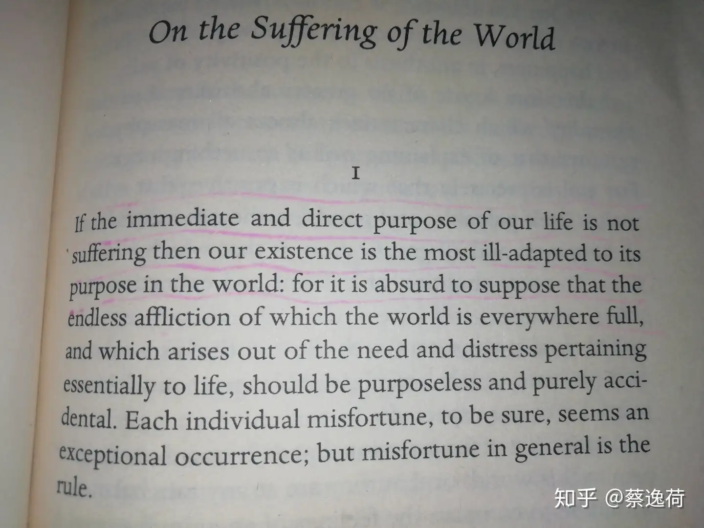 叔本华论世间苦难1 On the Suffering of the World by Schopenhauer - 知乎