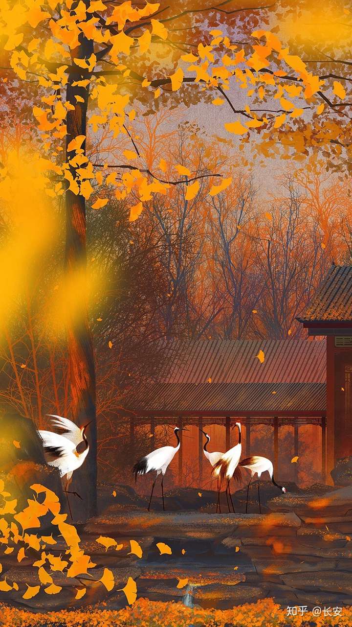 有没有大神给提供一下关于仙鹤的手机壁纸,绘画的那种,中式,日式都