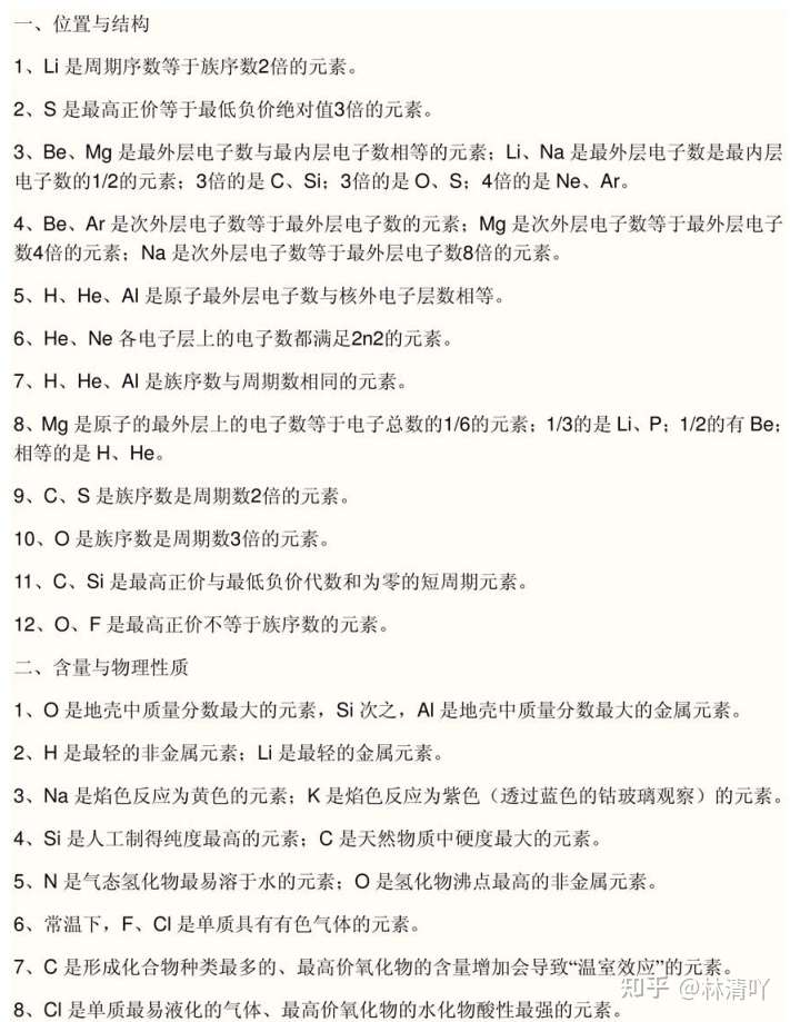 高考化学 必背的500条 二级结论 悄悄帮你节省50 做题时间 知乎