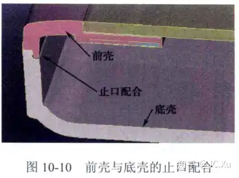 读书笔记塑胶前壳后壳止口设计