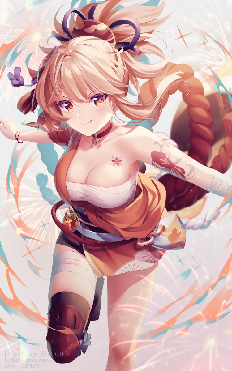 美图搬运| 原神-角色图-宵宫- 知乎