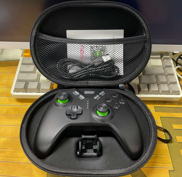 有线无线都能玩的游戏手柄,咪咕游戏手柄开箱体验