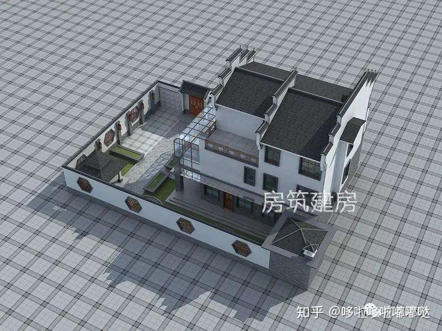 经典徽派风格别墅 带院子 车库 就算再过十年也不会过时 知乎