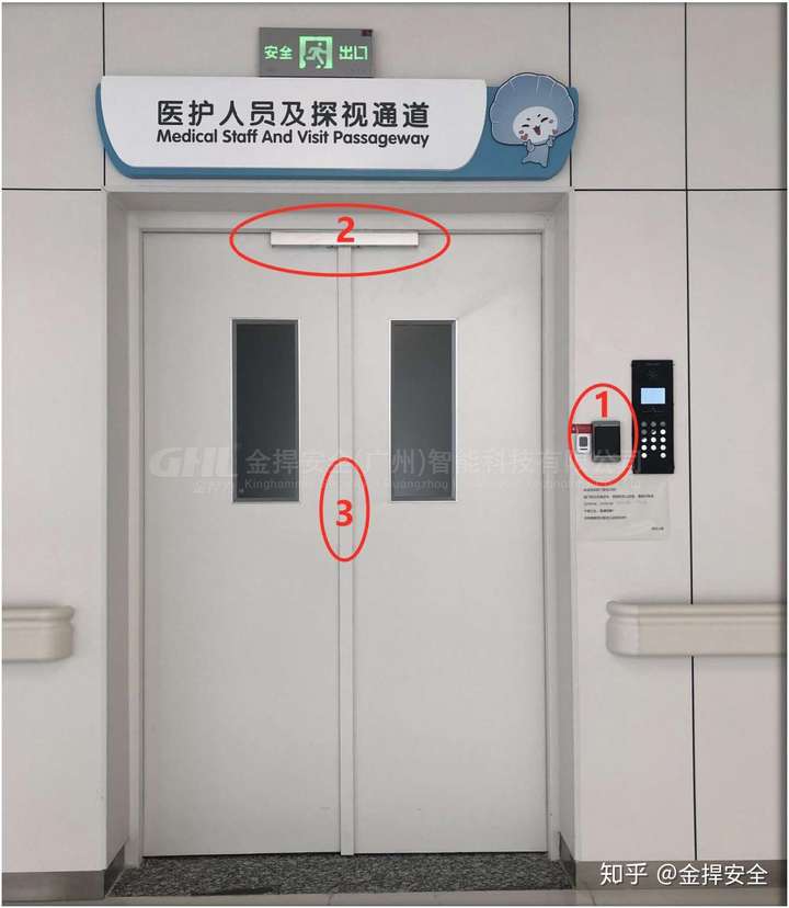 防火门安装普通门禁系统不符合消防可以改造这套方案