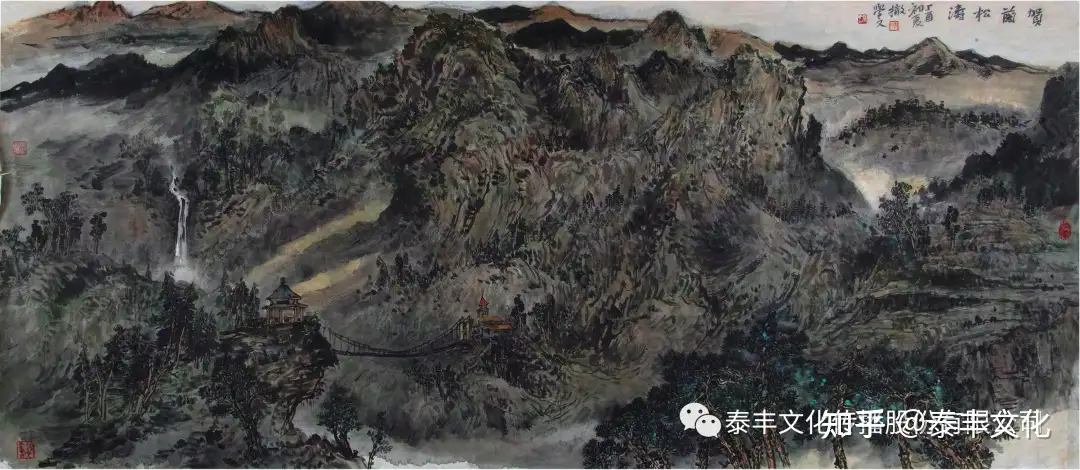 国画名家丨撖学文淋漓笔墨抒写家乡山水情- 知乎