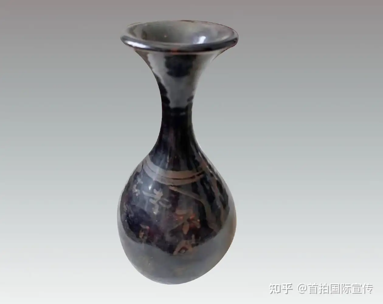 売れ筋商品 磁州窯 中国陶磁器 磁州窯 浮き彫り壺 美術品 