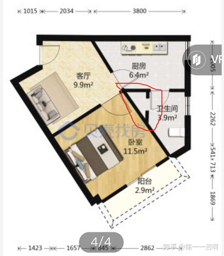 54 小户型 整容式 改造 不规则的房子更有想法 知乎