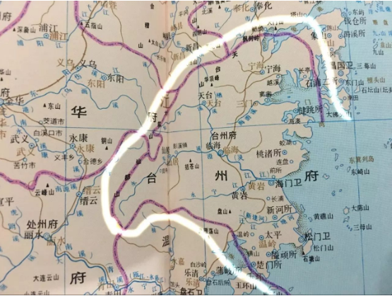台州府地图图片