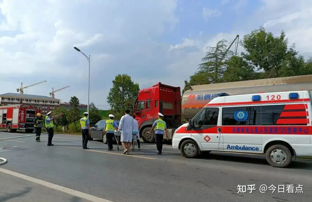 光山公安交警开展危化品运输车辆突发事故应急处置演练 知乎