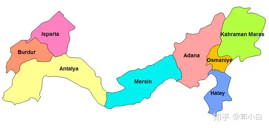 详细的土耳其区域划分和介绍