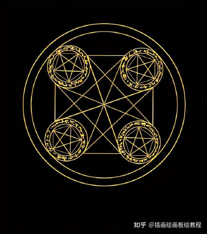 绘画教程 动漫魔法阵怎么画 教你画简易动漫魔法阵画法教程 知乎