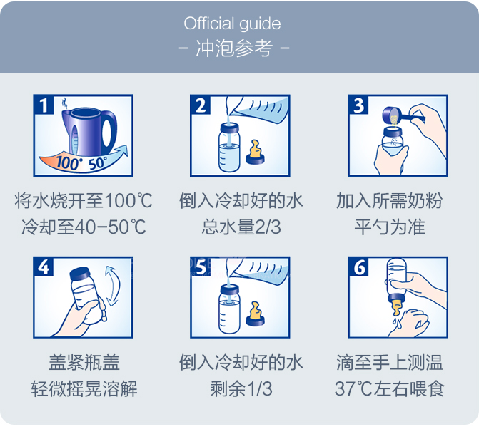 澳洲爱他美铂金版奶粉如何冲泡?