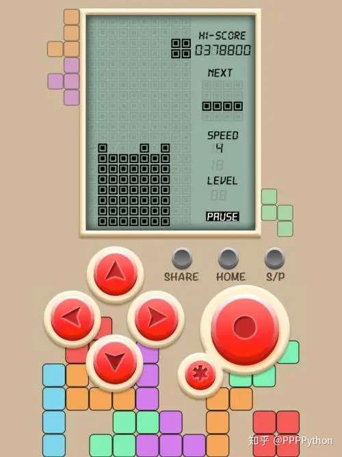 Python自动玩俄罗斯方块小游戏 知乎