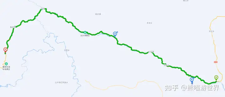 318国道鲁朗小镇