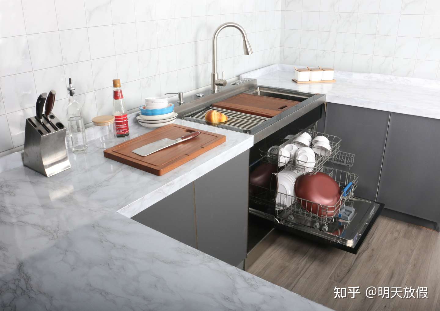 集成水槽洗碗机真的香 空间管理大师 知乎