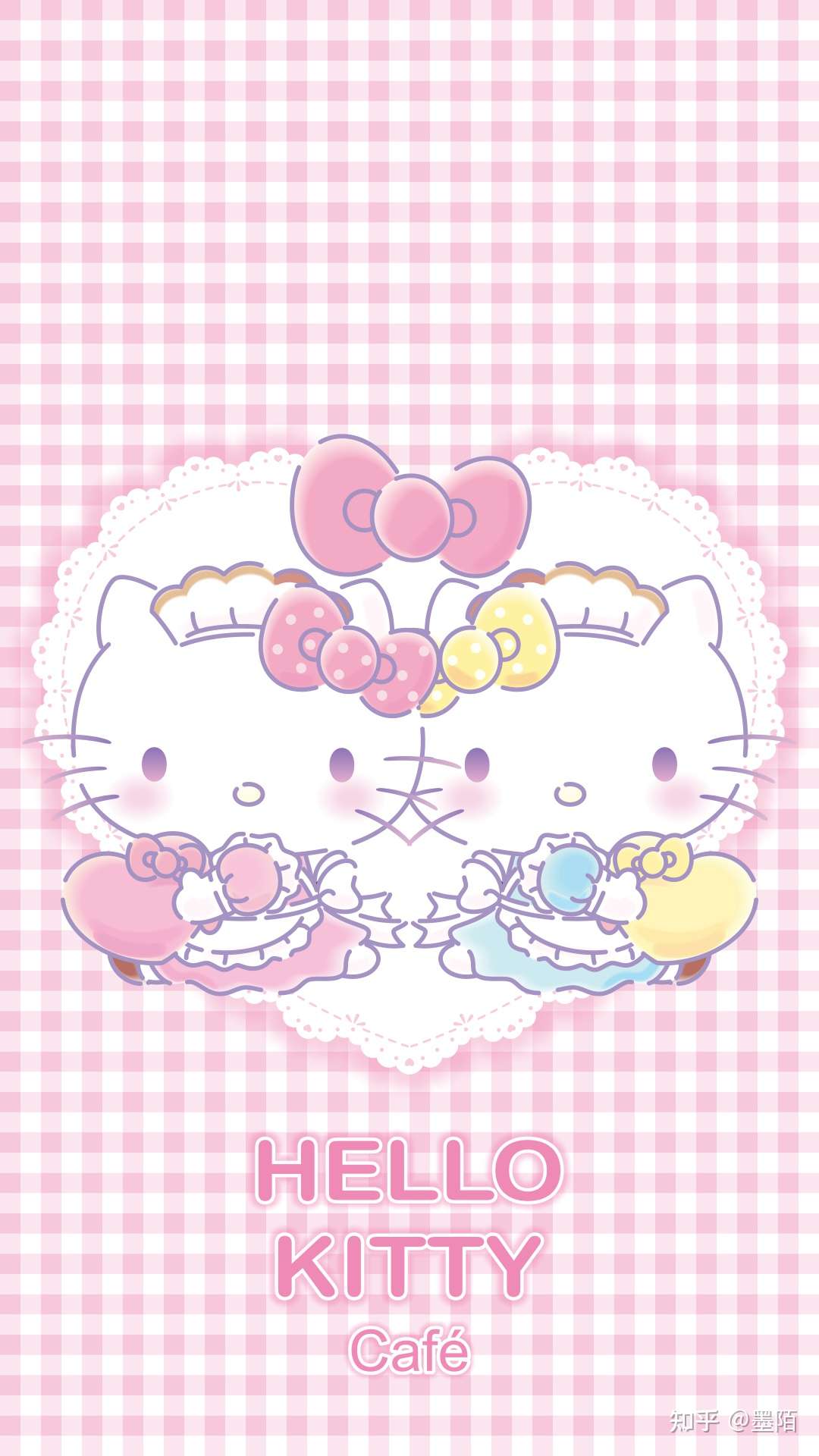 Hello Kitty 手机壁纸 知乎