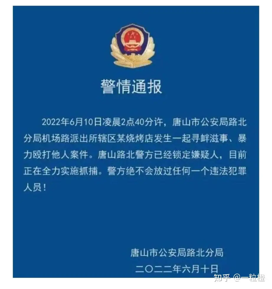 唐山烧烤店女子被群殴事件 女性还能怎么保护自己 知乎