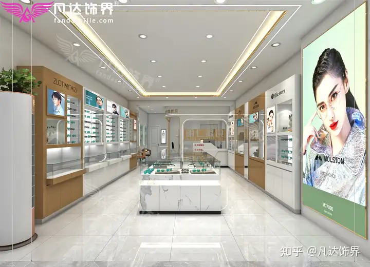 眼镜店如何装修才会让人眼前一亮？以下几点方法传授给你