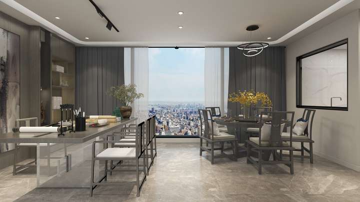 芈熊装饰 | 141㎡ 春华四季园 现代中式